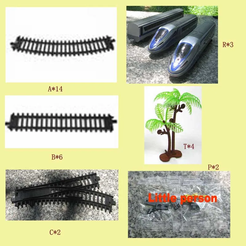Электрический скоростной рельсовый поезд Новые Развивающие игрушки для детей модель поезда 31 шт наборы Электрический Железнодорожный игрушечный вагон