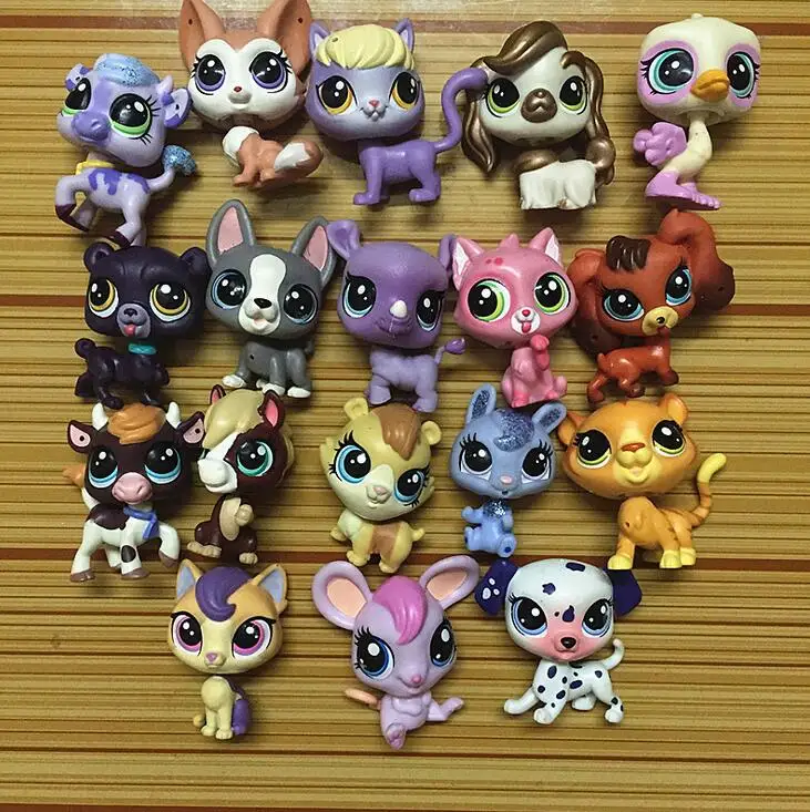 

Mini Cute LPS Toys Animals Great Dane White Cat Dog Dachshund Cocker Spaniel Cat Rabbit Collie Randomly Pets Shops Girl Toys