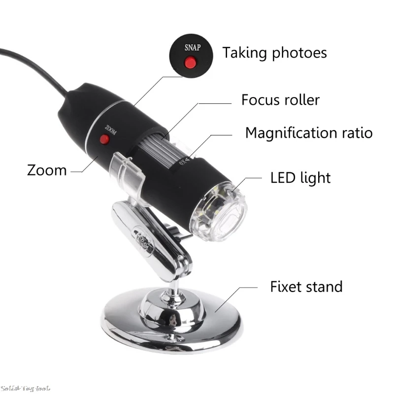 1600X0,3 Мп цифровой USB микроскоп камеры 8 светодиодный USB Цифровой Портативный Лупа эндоскоп Камера