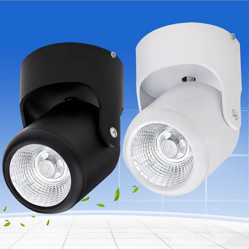 10W 20W LED Spotlight COB Dimmable Surface Mounted Ceiling Downlights