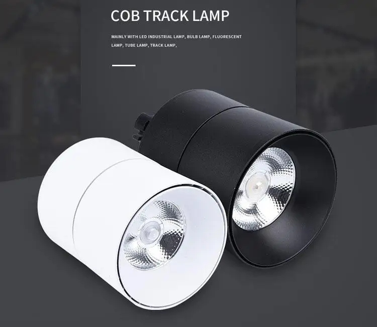 COB Светодиодный фонарь 9 Вт/12 Вт/15 Вт/20 Вт 360 градусов вращающийся белый/черный корпус COB светодиодный дорожные прожекторы AC85-265V