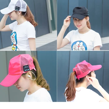 

Warm Bluetooth Cap Mini Wireless Bluetooth Speaker hat Receiver Music Bluetooth Headset screen Headphone For iphone NEW Year gif