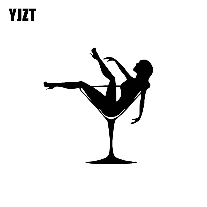 Девушка в бокале рисунок