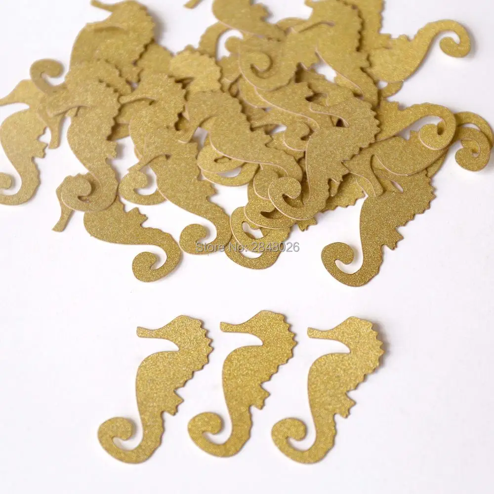 Seahorse Confetti Nautische Confetti Glitter Onder De Zee Party