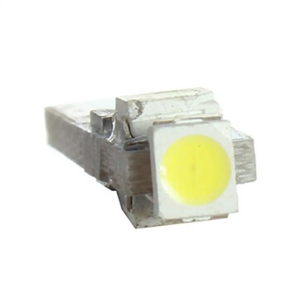 10 шт. 3528 3SMD T5 Автомобильный светодиодный клиновидный светильник лампа