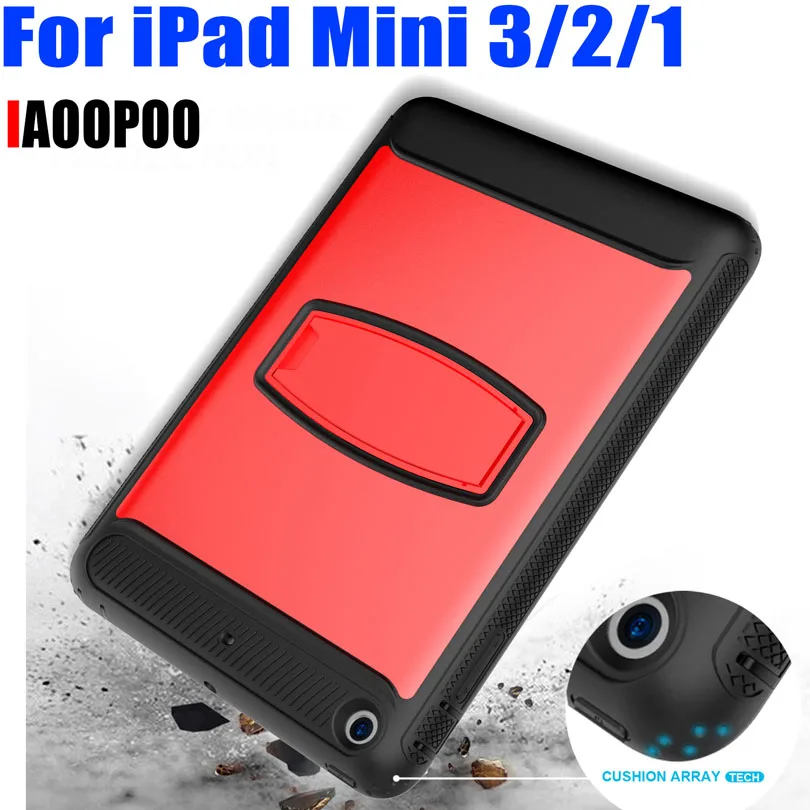 ТПУ + ПК Жесткий Чехол Броня для iPad Mini 3/2/1 капля ударостойкой Heavy Duty с Экран протектор IM427