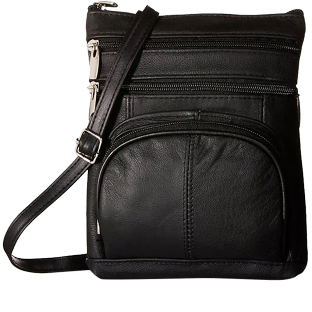 

Solid Color Casual Bags bolsa feminina Women Men Functional Multi Pocket Crossbody Messenger Handbag Totes Shoulder Bags sac #C
