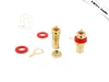 4pcs/set RCA Socket Power Amplifier Signal Cable Connector Adapter RCA Lotus Head Copper Gold Plated RCA Connector 4
