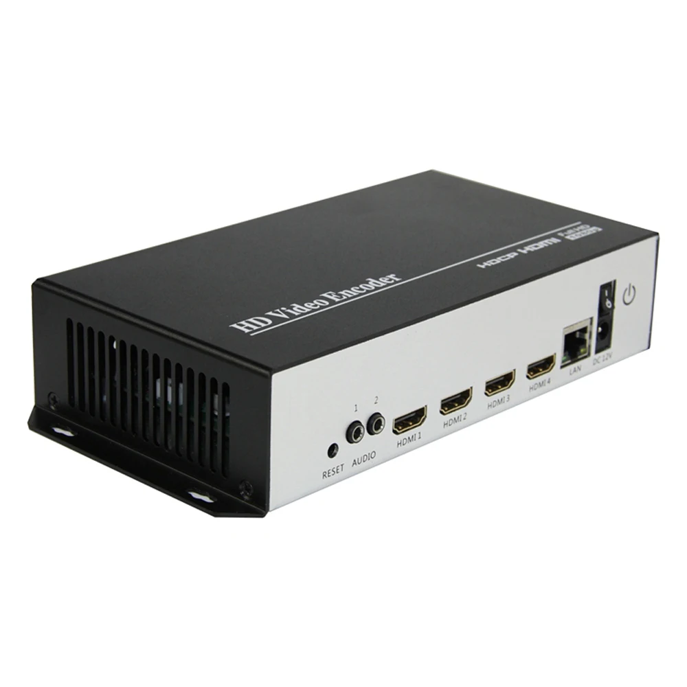 ISEEVY 4 канала H.265 H.264 HDMI видео энкодер для IPTV прямой трансляции поддержка RTMP RTMPS RTSP UDP