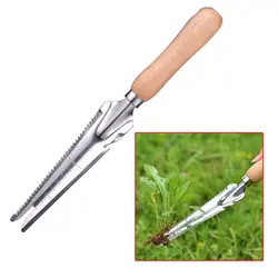 Рыхлитель для сада из нержавеющей стали Sow Dibber ручной инструмент Садоводство Weeder лопата с эргономичной ручкой для посадки и инструмент для