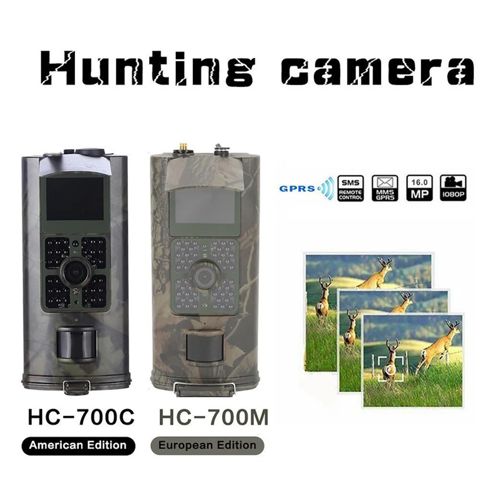 2G HC700M охотничья камера 16 МП инфракрасная ночного видения s 1080P GSM MMS для дикой