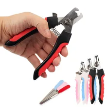 Ножницы для ногтей с регулируемым защитным механизмом для собак и кошек, триммеры с нескользящим захватом, легко и безопасно в использовании