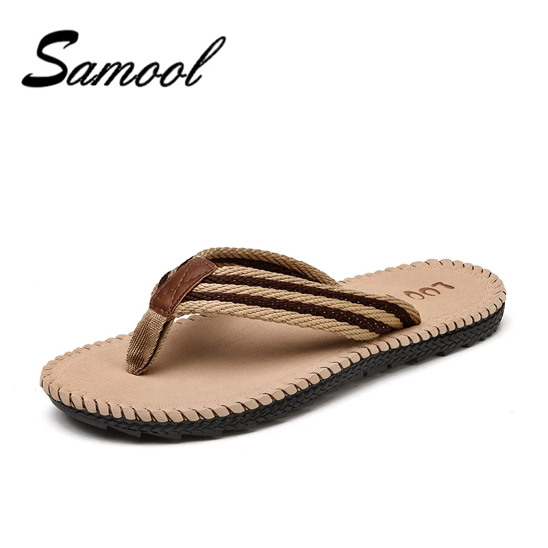 

Summer Brand Men Flip Flops Printing Eva Rubber Non-Slip Soft Slides Home Slippers Casual Playa Tongs Slippers Beach Shoes E4