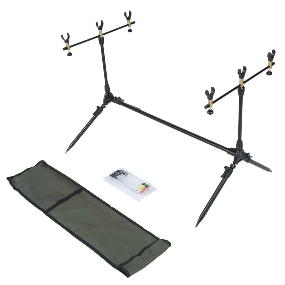

Fishing Rod Holder Adjustable Retractable Carp Rod Stand Rest Pole Fishing Rod Bracket Carp Fishing Tackle for Pesca