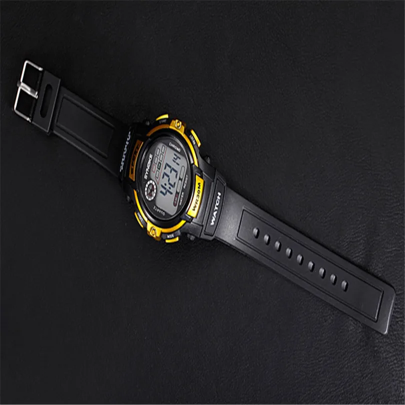 2019 New Fashion Men Watch  Boy Digital LED Quartz Alarm Date Sports Waterproof Wrist Watch  Compass For Sport Man #4m15 (14)