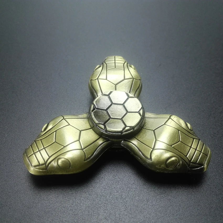 

Retro Bronze Metal King snake fidget spinner Lasting rotation Low noise High Speed Fine craft hand spinner