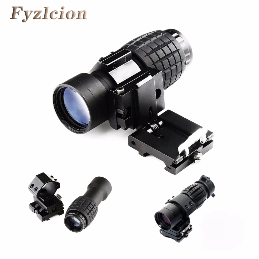 Hunting Airsoft Rifle Accessories Tactical 3X Magnifier Scope Sight