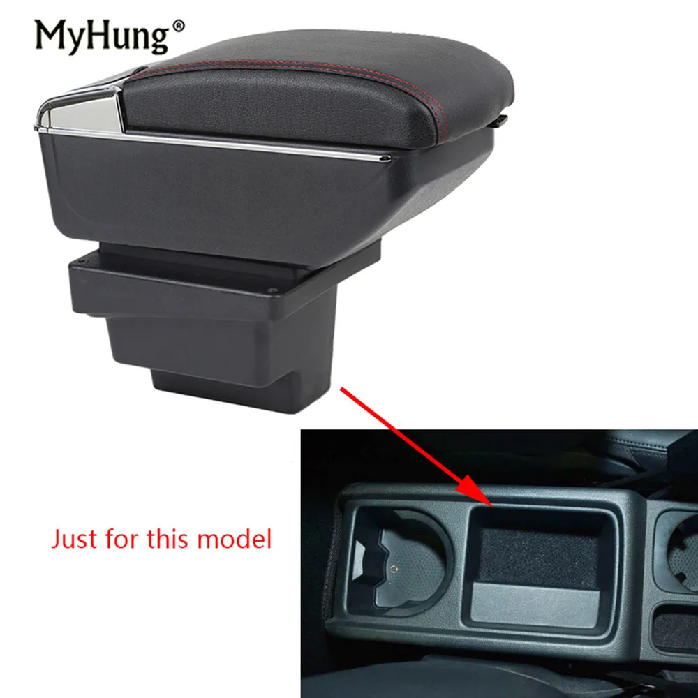 Подлокотник коробка для VW Tiguan 2009- центральная консоль Arm Store содержимое коробки Подстаканник Пепельница с функцией подъема и вниз Стиль