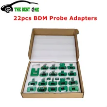 Conjunto completo 22 pçs adaptadores bdm para ktag kess fgtech bdm100 bdm sonda adaptadores 22 bdm quadro ecu rampa chip tuning ferramenta frete grátis