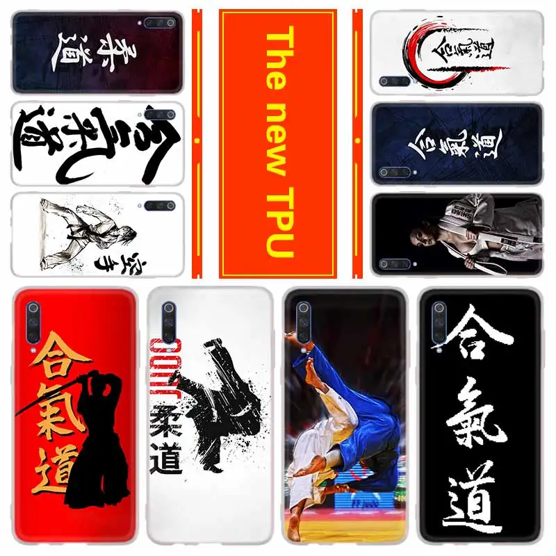 

Phone for Xiaomi 9 SE 8 lite 5X 6X Mi 9 8 A1 A2 F1 MAX 3 MIX 2S Redmi Note 7 6 5 K20 pro go Cover Case Japan aikido Judo