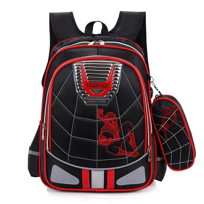 

Cartoon Spiderman Orthopedic schoolbags Waterproof Children school backpack for kids shoulder bags mochilas escolares infantis