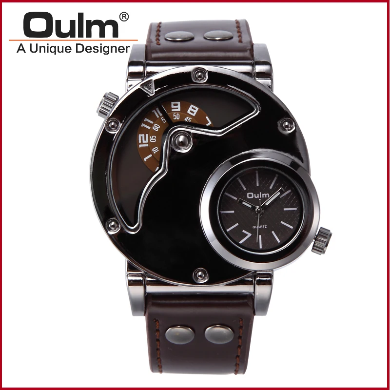 Top Brand font b Luxury b font font b OULM b font 9591 Men Watches Stainless