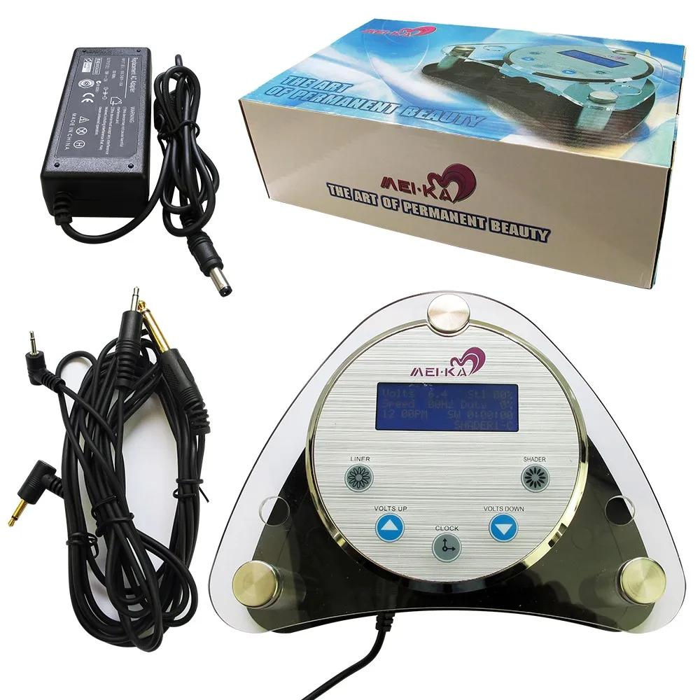 Tattoo Power Supply Pro Digital LCD Permanent Makeup Machine Power Supply With Foot Pedal Clip Cord Power Cable Free Shipping цена Tattoo Power Supply Pro Digital LCD Permanent Makeup Machine Power Supply With Foot Pedal Clip Cord Power Cable Free Shipping цены онлайн