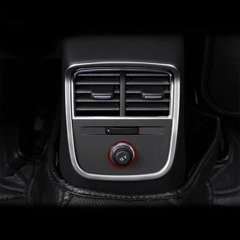 

Stainless Steel Rear Armrest Air Outlet Vent Frame Cover Trim For Audi A3 15-17