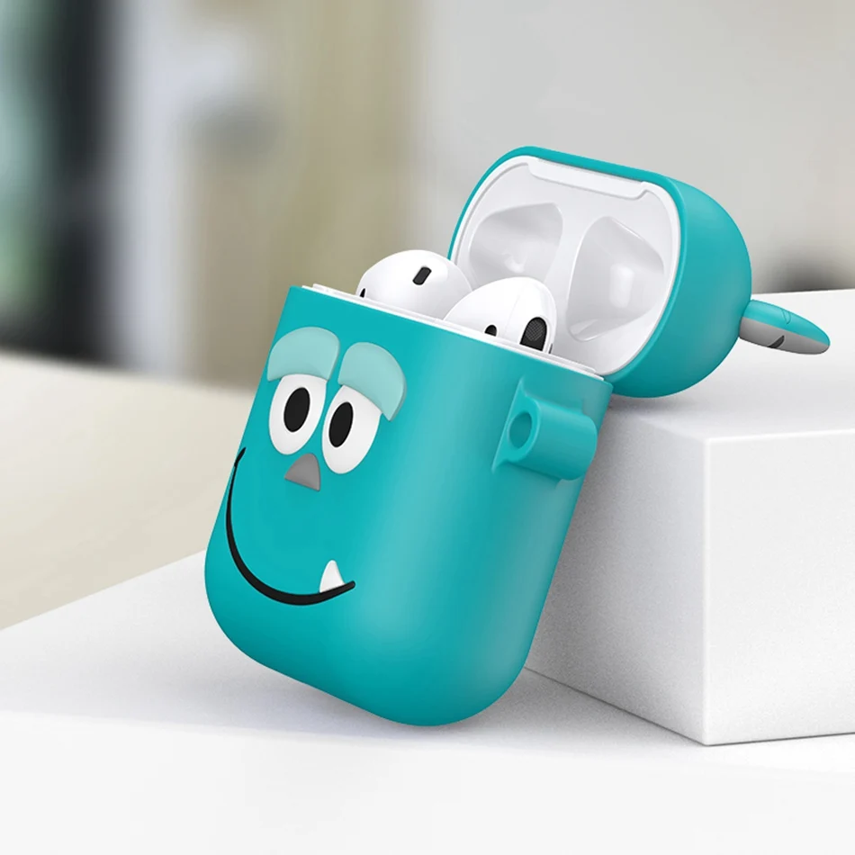 3D силиконовый чехол для наушников для Airpods 2 Чехол милый цвет «Boys Tears» чехол для Apple Air pods чехол для наушников для Earpods RingStrap