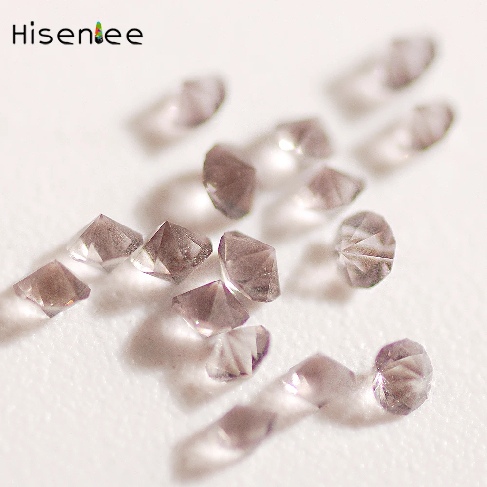 Gray Glass Glitter Point Back Rhinestone 1.1MM Crystal Transparent Zircon Micro Diamond Nail Art Salon Fashion DIY Gems 2880pcs | Дом и сад