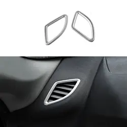2x Сталь Подходит для BMW X1 F48 2016-2017 спереди воздуховод передней панели рамка накладка