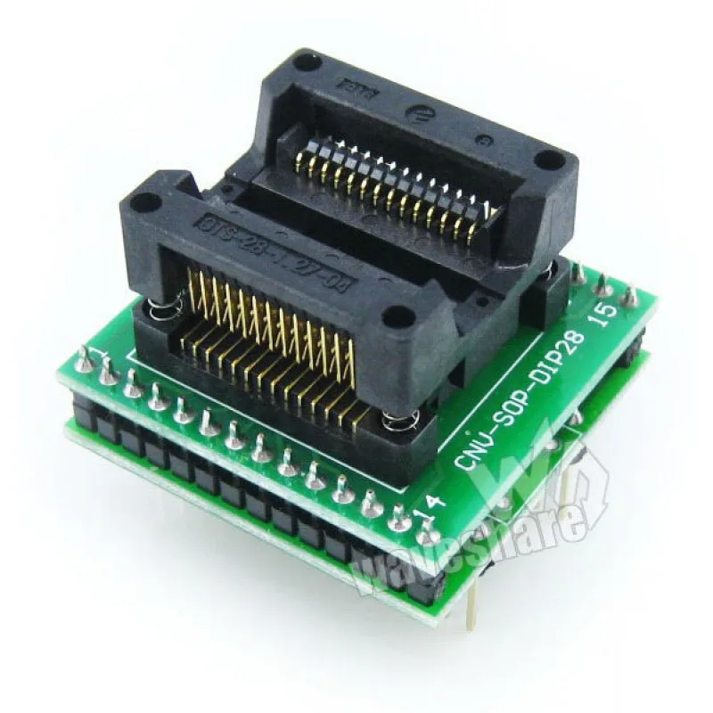 SOIC28 SOP28 (A) OTS-28-1.27-04 Enplas IC  ׽Ʈ  1.27mm ġ 7.5mm ʺ
