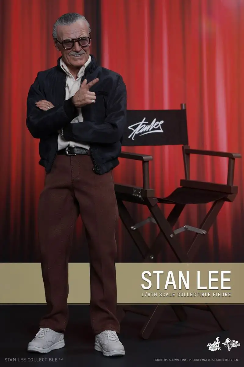 

1/6 scale Super flexible figure doll Marvel's father Stan Lee 12" action figure doll Collectible Figure Plastic model toys