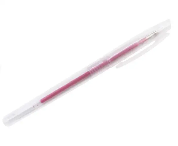 1 шт. пластиковая швейная ручка термо стираемая температура исчезающая ручка по ткани маркер DIY Вышивка Ткань Ремесло Швейные аксессуары - Цвет: Red