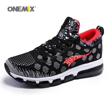 ONEMIX/Новинка года; кроссовки на подушке; Zapatos De Hombre; спортивная обувь средней высоты; женская обувь для бега; европейские размеры 36-46