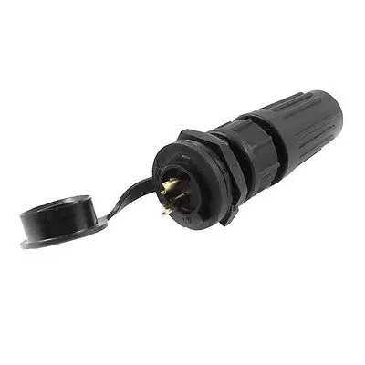 AC 125V 7A 5-7mm Waterproof Cable Gland 2/3/4/5/6/7/8 Pins Connector Aviation Plug + Cap Z108 1pc 6 10 mm brass nickel plated m20 1 5 mm electric cable gland waterproof x 10