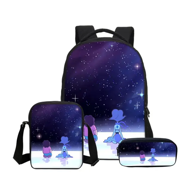 Zaino da scuola per studenti di moda progettato per ragazze Set Cartoon Steven  Universe stampa zaino da spalla per bambini zaino per bambini|Backpacks| -  AliExpress