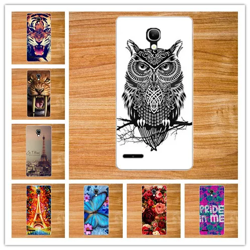 Чехол для Alcatel One Touch Pop 2 5 &quot7043A 7043Y 7043K 7044 чехол с рисунком сделай сам цветной тигр