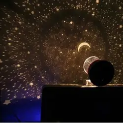 Детский проектор ночник небо Звезда Луна мастер дети дома лампа Дети для сна Романтический Купидон светодио дный Светодиодная настольная