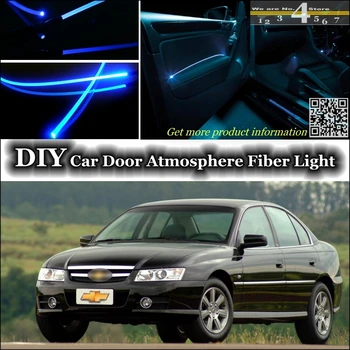 

interior Ambient Light Tuning Atmosphere Fiber Optic Band Lights For Chevrolet Omega Door Panel illumination Not EL light Refit