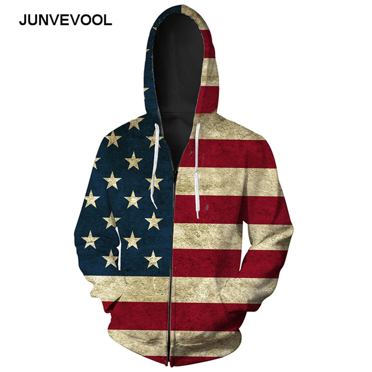 Plus Size America Flag Hoodies 3D Men Fitness Sweatshirt Hoodie With