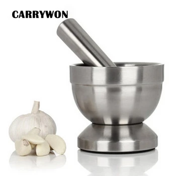

CARRYWON Daosuan Mud Mortar And Pestle Kitchen Pestle Porcelain Mortar Pestle Granite Mortar & Pestle Stainless Steel Grinder