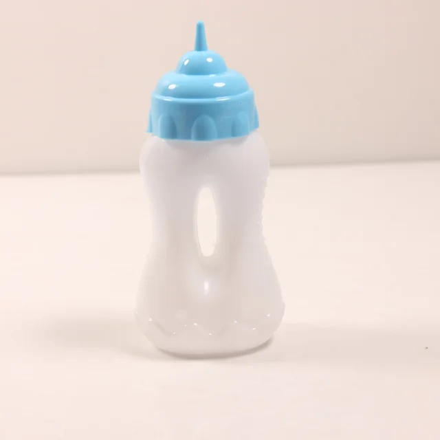 2PCS Doll Accessories Baby Born Doll Nursing Bottles Blue Red Feeding