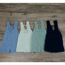 Новорожденный Подставки для фотографий Детский костюм наряд для малышей Подставки для фотографий фотосъемки с изображением окна во французском стиле аксессуары вязаная крючком для девочек, для мальчиков, костюм для малышей