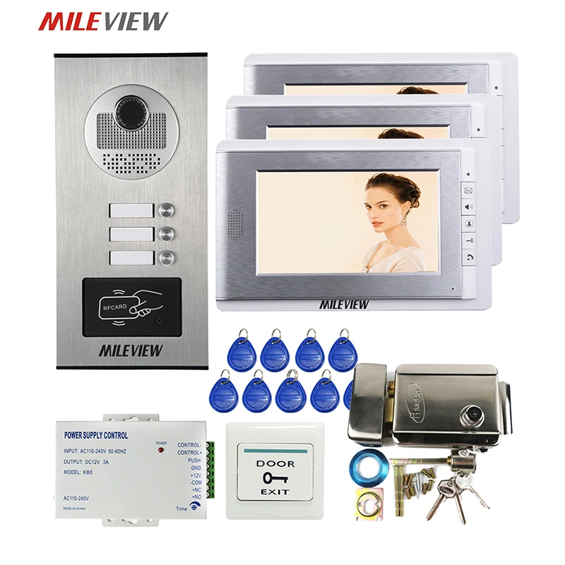 FREE SHIPPING NEW 7&quot; Screen Video Door Phone Apartment