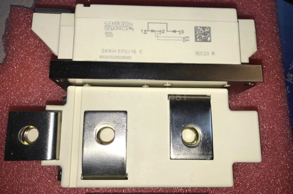 

SKKH570/16E Moudle Thyristor/Diode Module, 1600 V 570 A, SemiPack 5 case A 66b