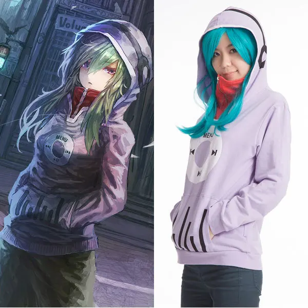 Карнавальный костюм Kagerou Project/MekakuCity Actors Kido Tsubomi толстовка с капюшоном музыкальное