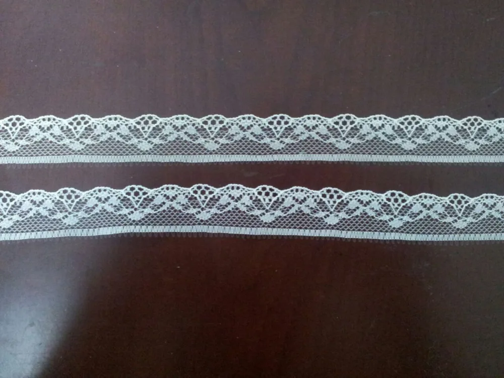 

White 200feets1.5cm width lace trim non stretch DIY zakka craft handicaft Sewing garment wedding bridal deocration,headband.