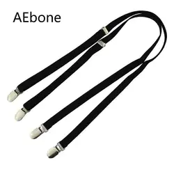 AEbone Suspensorio взрослых 110 см * 1,5 черный подтяжки для мужчин женщин подтяжки брюки Тонкий Bretels Dames Tirantes Negros Sus53