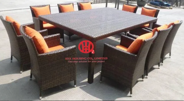 outdoor furniture garden resturant furniture dining set,Elegant garden Aluminum dining table and rattan chair,dining room set outdoor furniture garden resturant furniture dining set,Elegant garden Aluminum dining table and rattan chair,dining room set